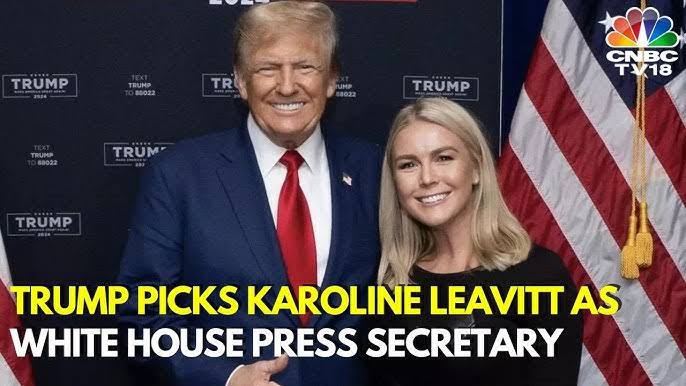 BREAKING: Donald Trump Appoints 27-Year-Old Karoline Leavitt as White House’s Youngest Press Secre…..