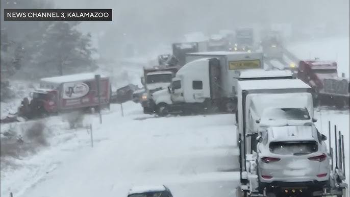 Driver of Semi-Truck Involved in Pileup on I-94 Near Hartford Dies, State Police Confirm